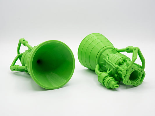 3D-Printed Rocket Engine Display Model