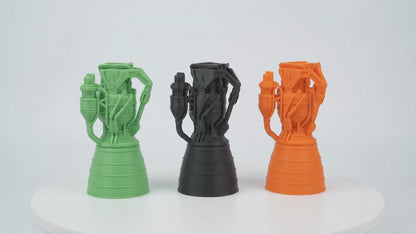 3D-Printed Rocket Engine Display Model